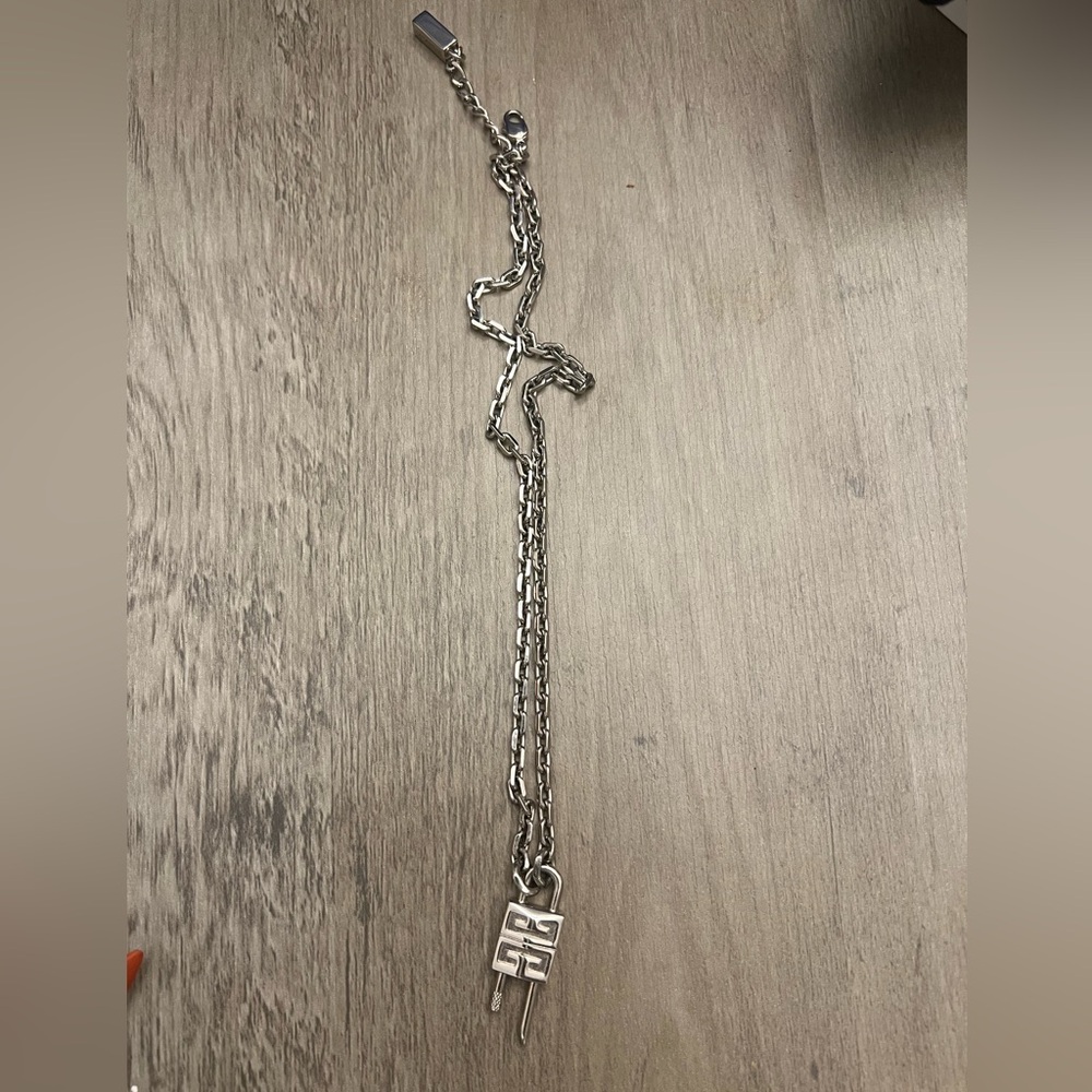 Givenchy mini shark lock necklace